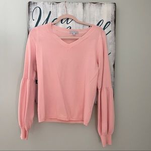Pink Thread Balloon sleeve sweater size Small